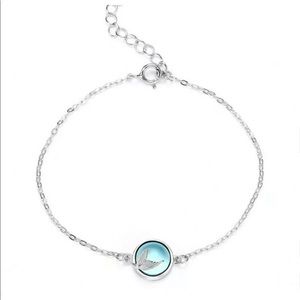 Tail Mermaid Fish Whale Bracelet Glass Ball